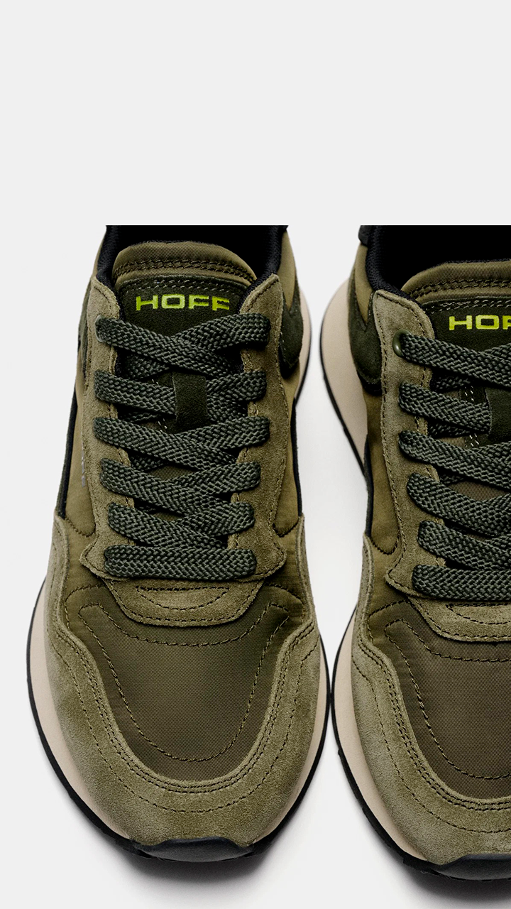 SNEAKERS A PLATEFORME POUR FEMME VERTES HOFF CITY