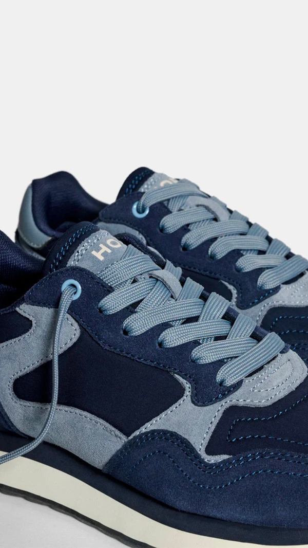 SNEAKERS EN CUIR HOFF CITY STUTTGART WOMAN BLEU