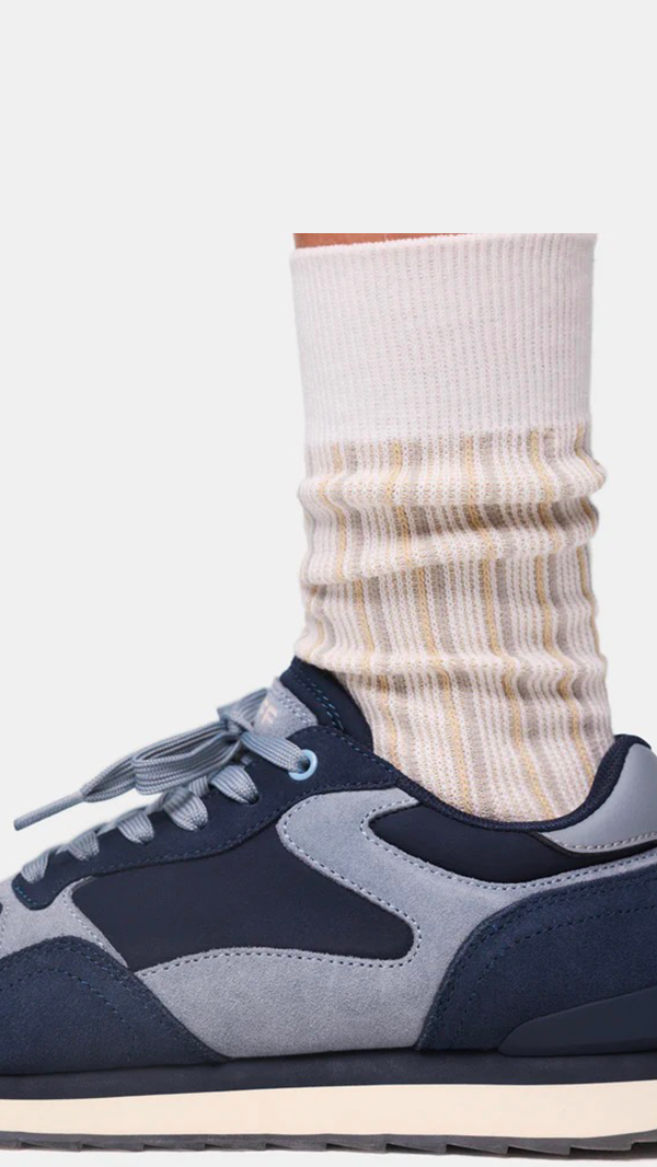 SNEAKERS EN CUIR HOFF CITY STUTTGART WOMAN BLEU