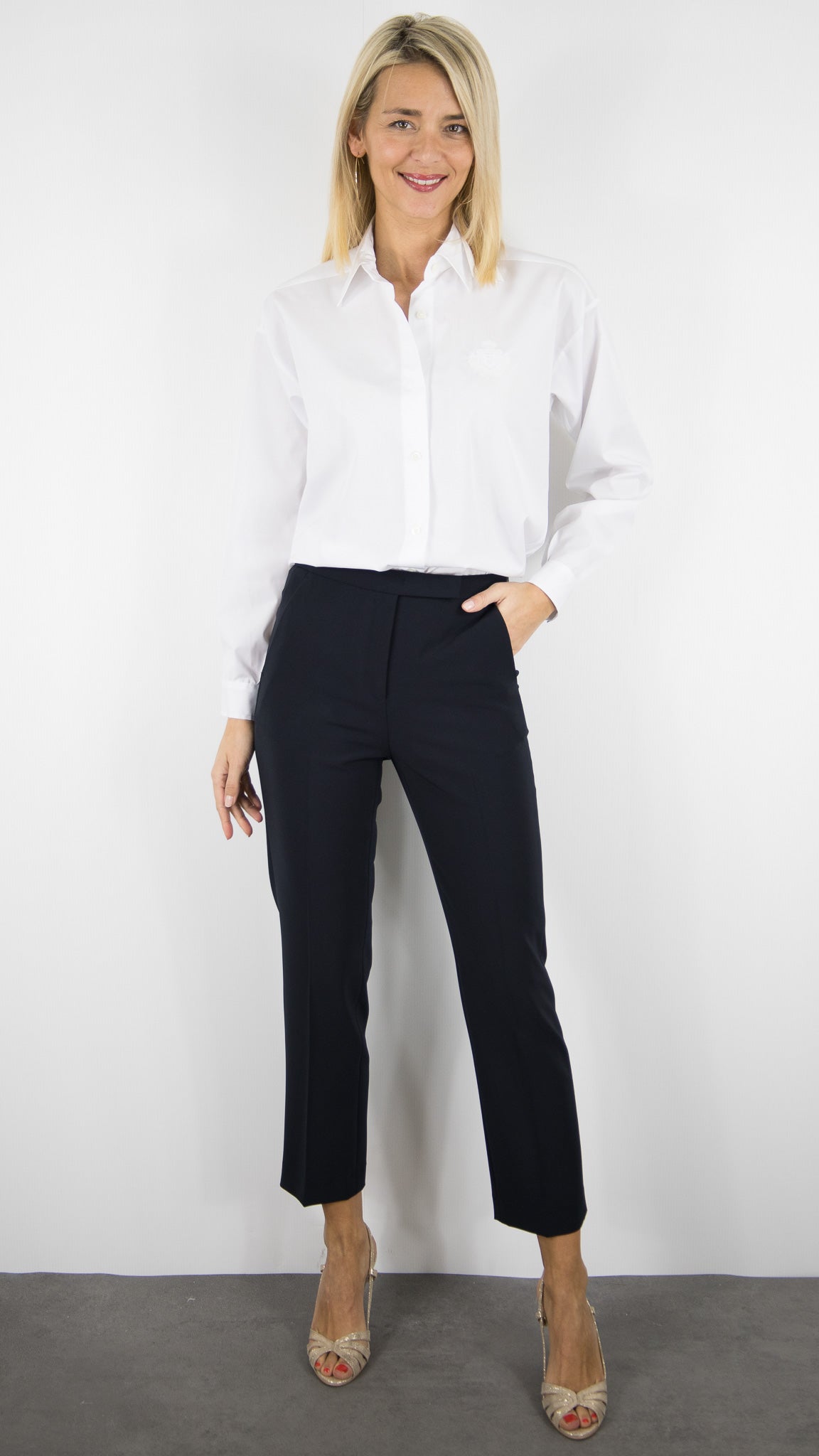 CHEMISE EN COTON BLANC GERARD DAREL CLEMIE