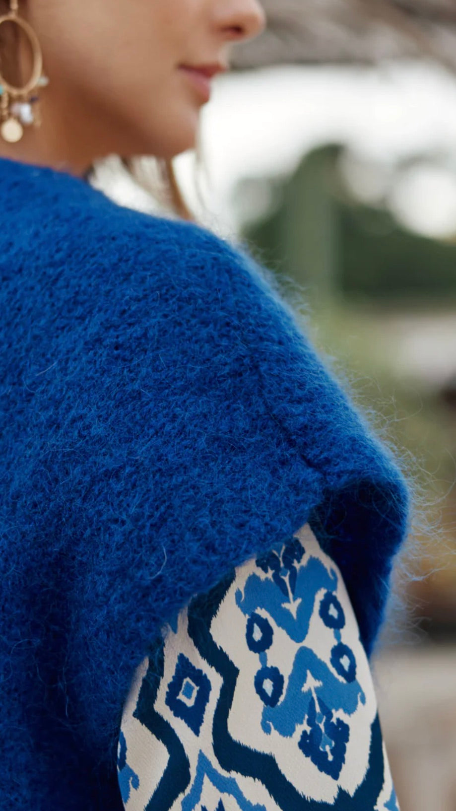 GILET SANS MANCHES LA PETITE ETOILE SADE BLEU