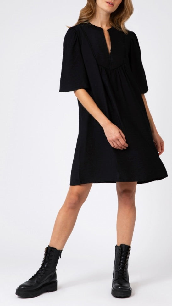 ROBE COURTE DROITE MIFANITA ANGE NOIR
