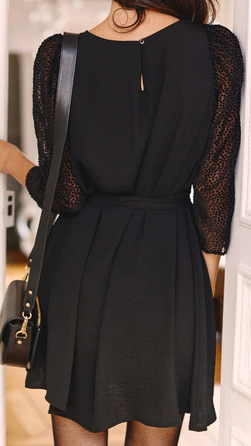 ROBE DROITE NOIRE WANETA LA PETITE ETOILE