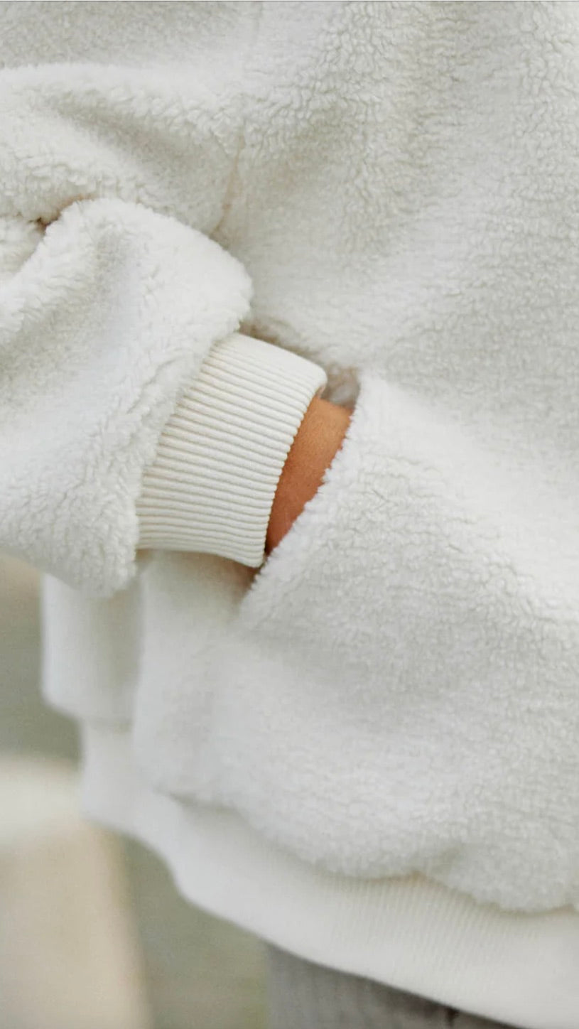 VESTE EN FAUSSE FOURRURE LA PETITE ETOILZ ZOSIA NATUREL