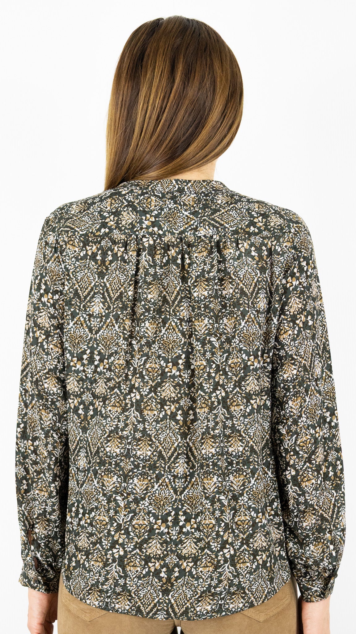 BLOUSE IMPRIMEE FLUIDE POUR FEMME GERARD DAREL DCC17 C172 KAKI