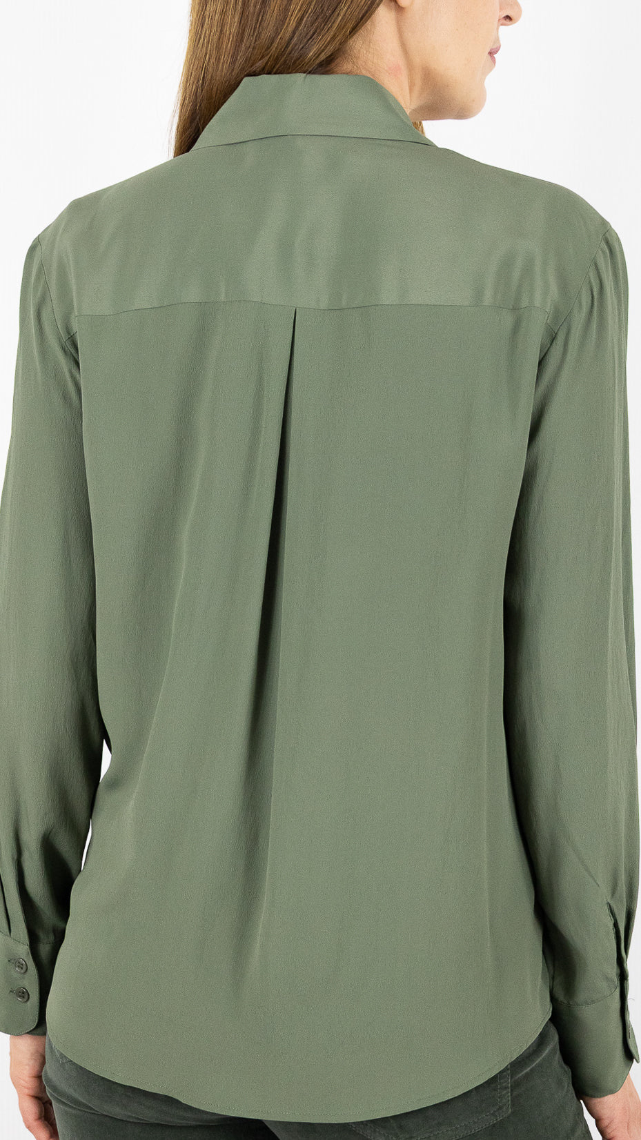 CHEMISE SATINEE FLUIDE GERARD DAREL AGATHE#COLOR_51/KAKI