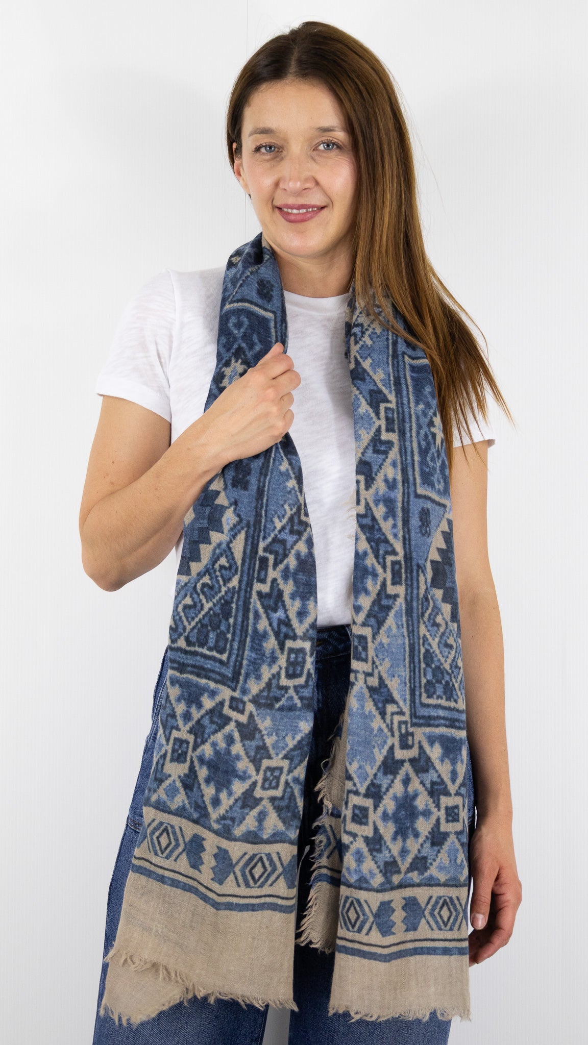 ECHARPE EN LAINE IMPRIMEE GERARD DAREL DCH14 C274