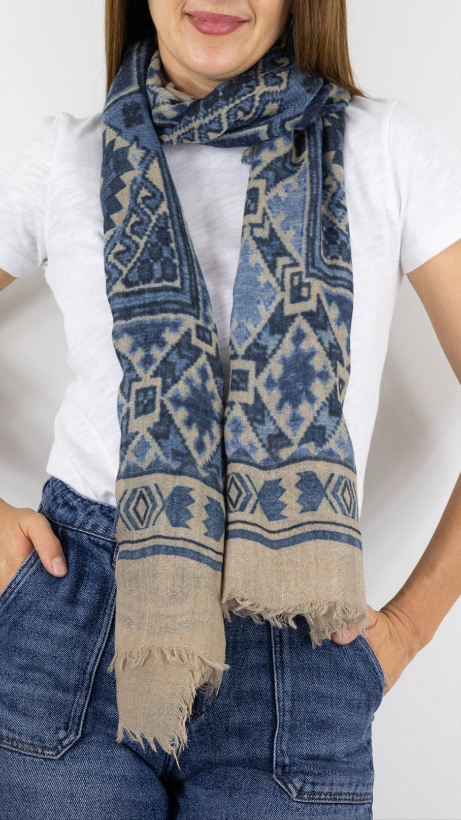 ECHARPE EN LAINE IMPRIMEE GERARD DAREL DCH14 C274