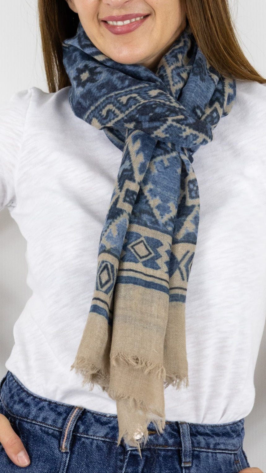 ECHARPE EN LAINE IMPRIMEE GERARD DAREL DCH14 C274