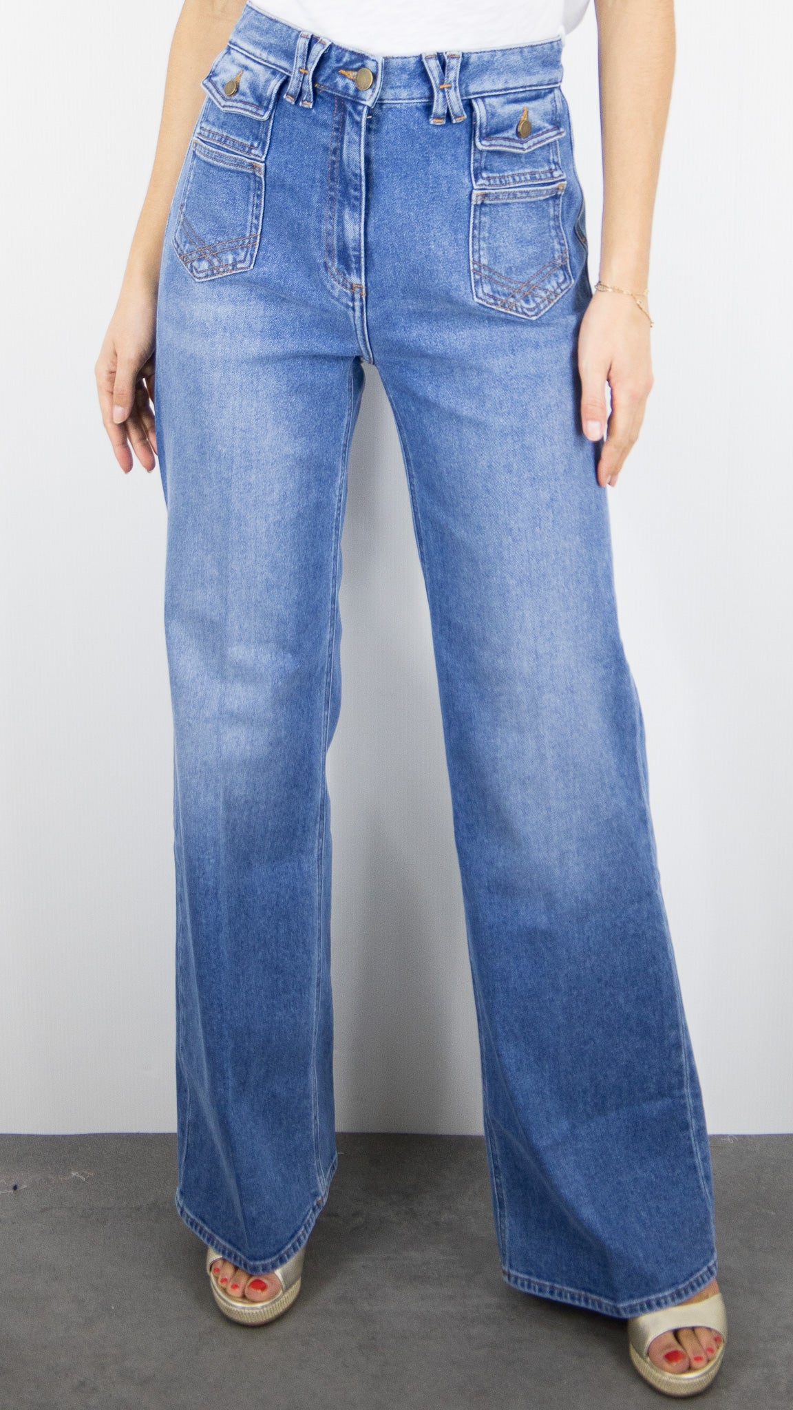 JEANS FALRE POUR FEMME GERARD DAREL ANNA DENIM CLAIR