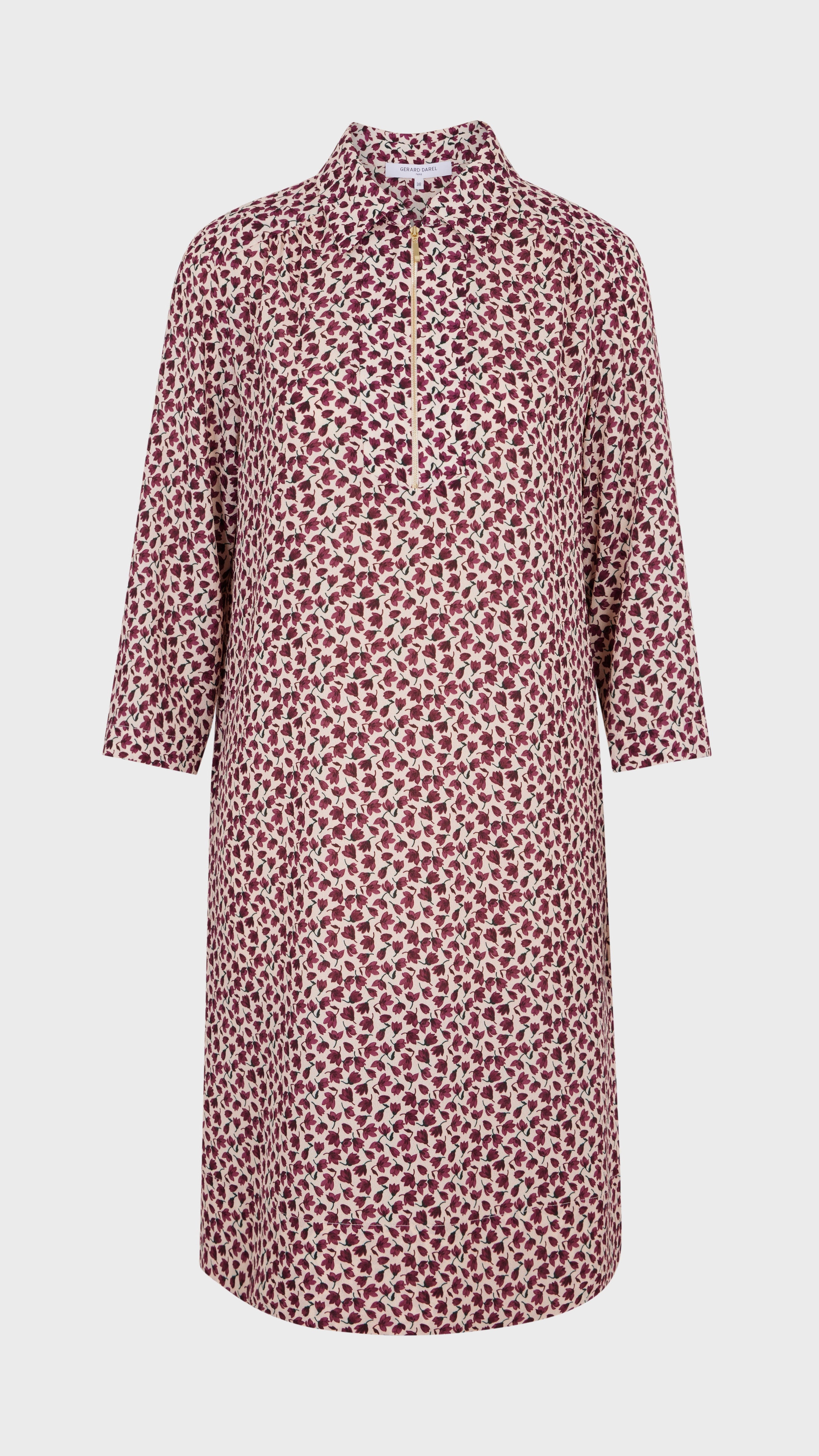 ROBE IMPRIMEE GERARD DAREL JORGIA FUSHIA