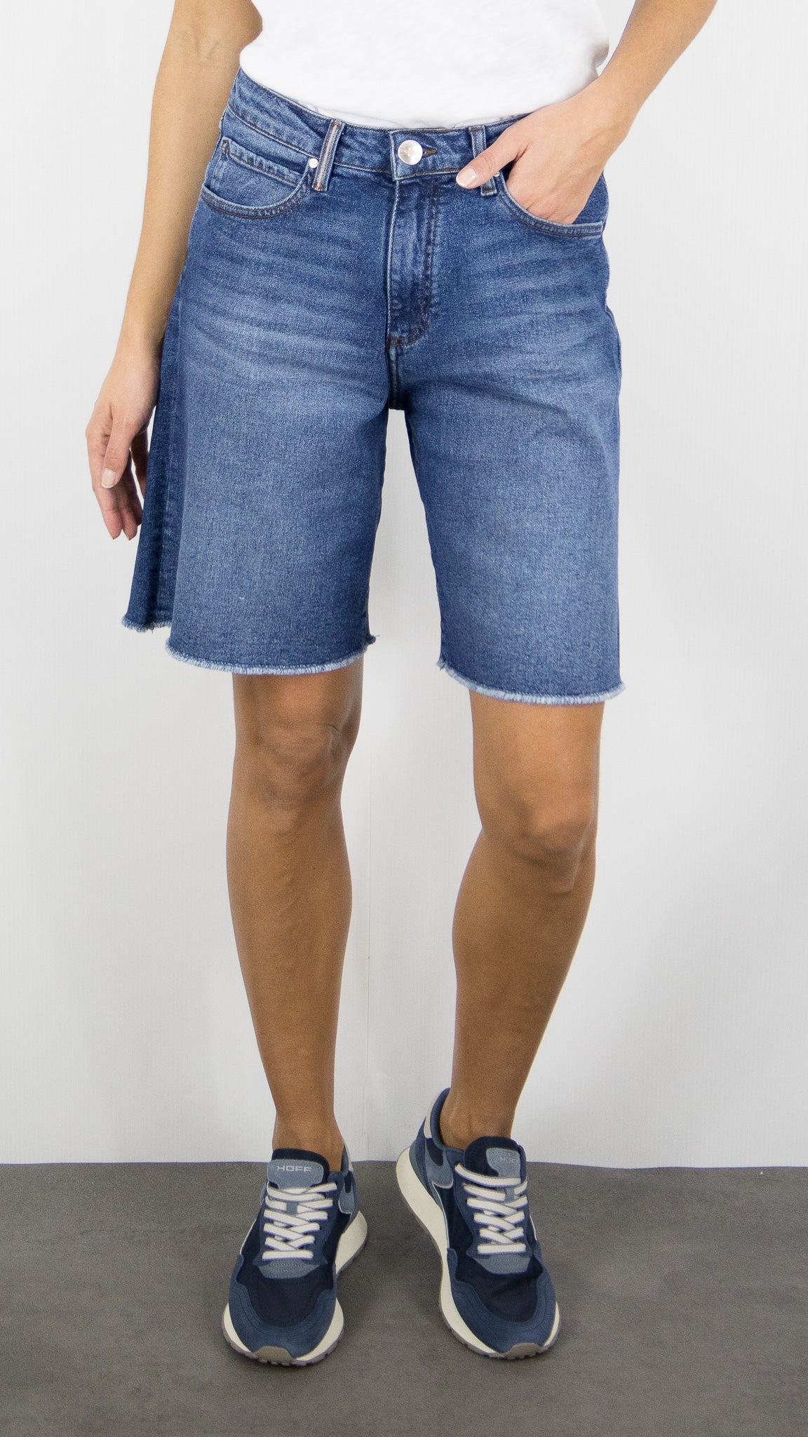 BERMUDA LARGE EN JEANS POUR FEMME ISLOW ELIO DENIM TENCEL#COLOR_WORN VINTAGE