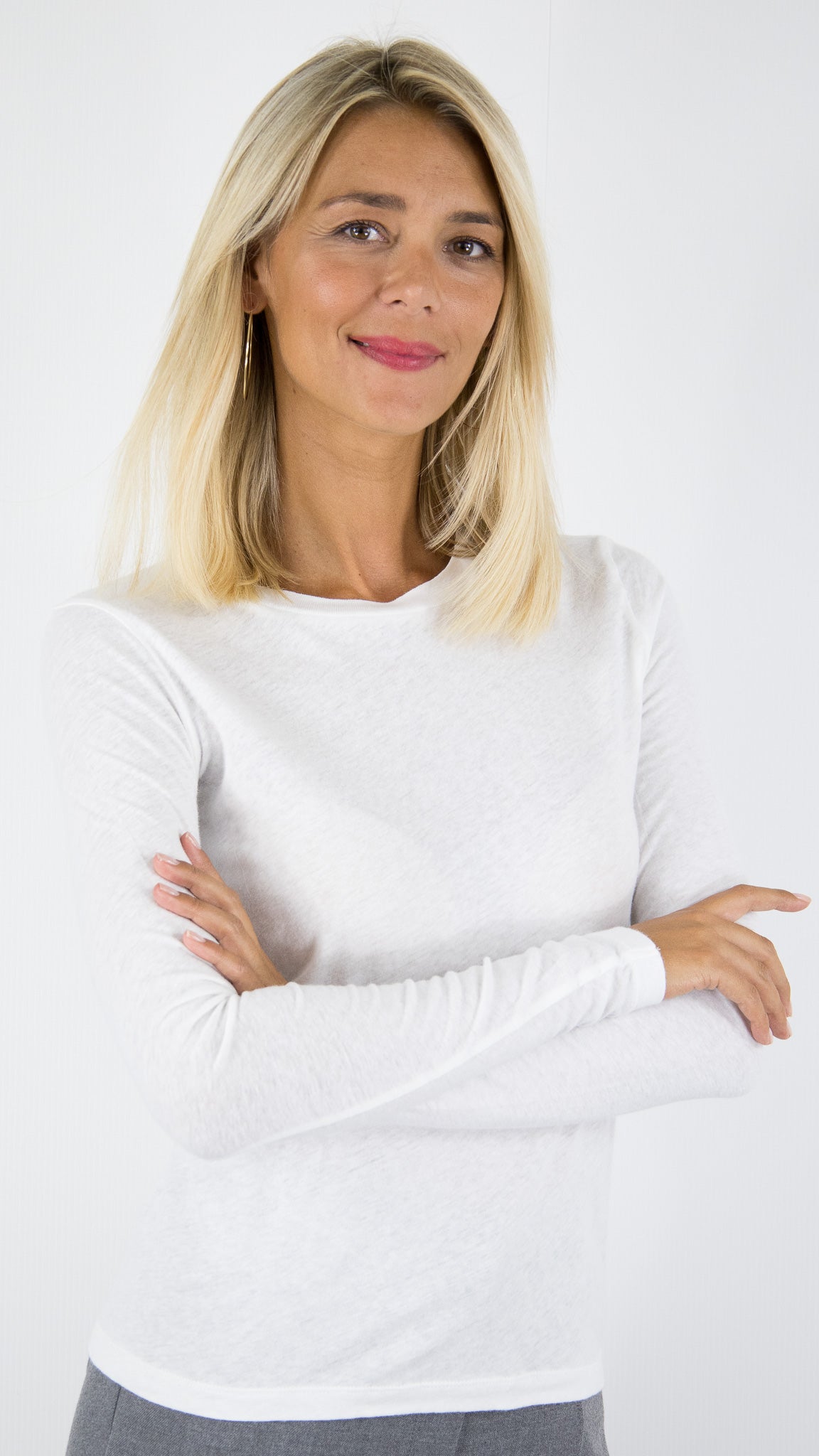 TEE-SHIRT COL ROND EN COOTN AMERICAN VINTAGE GAMIPY#COLOR_BLANC