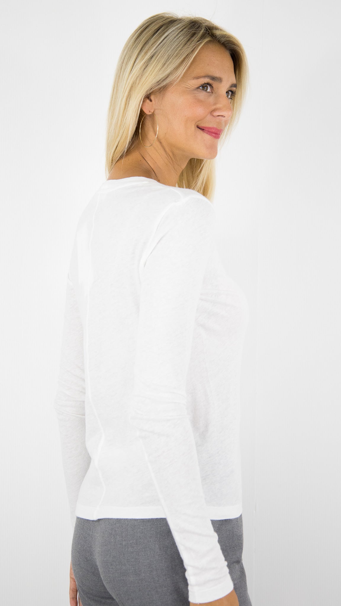 TEE-SHIRT COL ROND EN COOTN AMERICAN VINTAGE GAMIPY#COLOR_BLANC