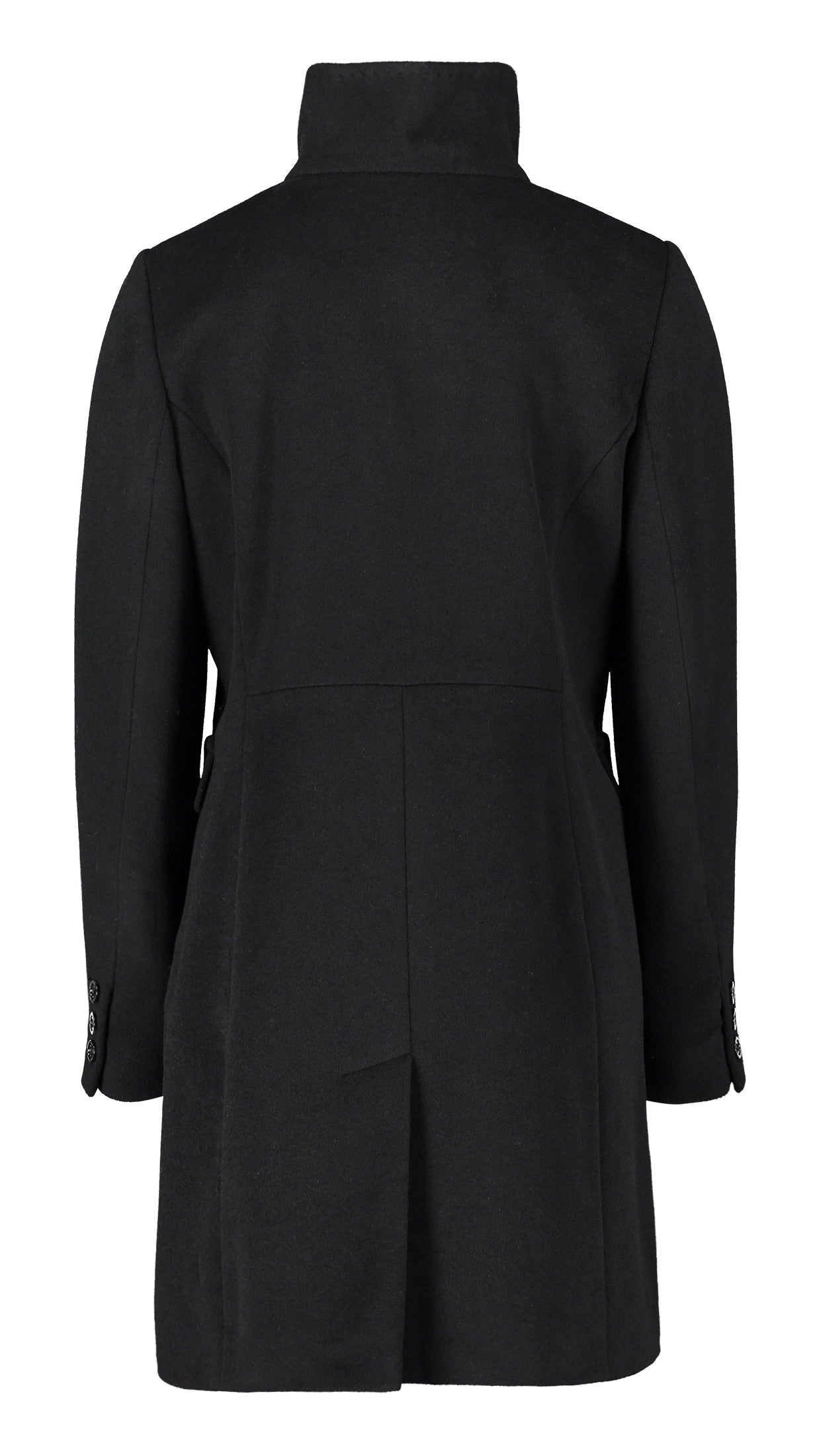 MANTEAU CINTRE COL DROIT GIL BRET BETTY BARCLAY 9441 6145 NOIR