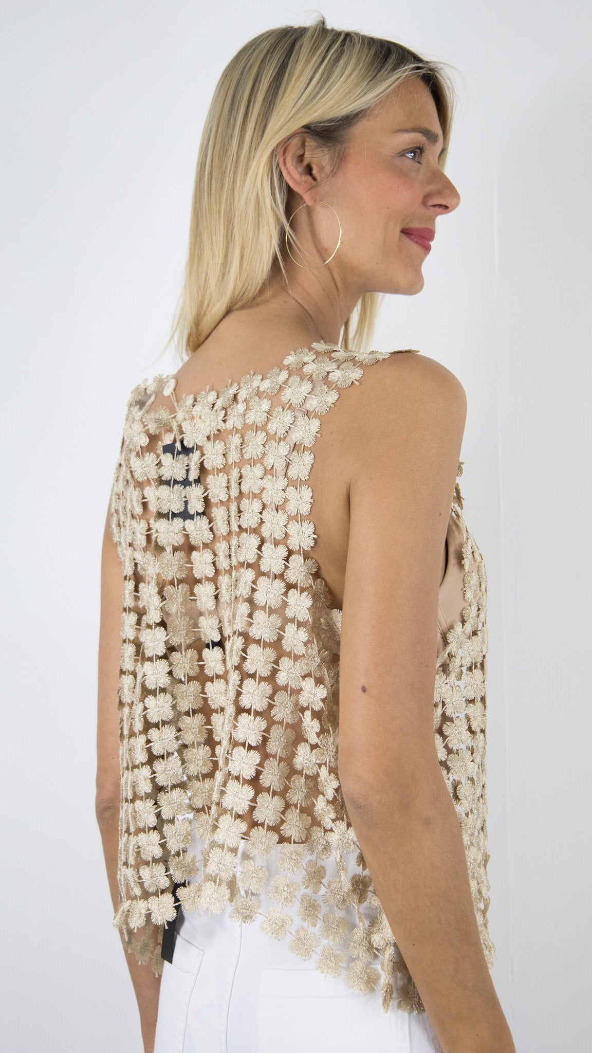 DEBARDEUR EN CROCHET LULUMARY #COLOR_GOLD/OR