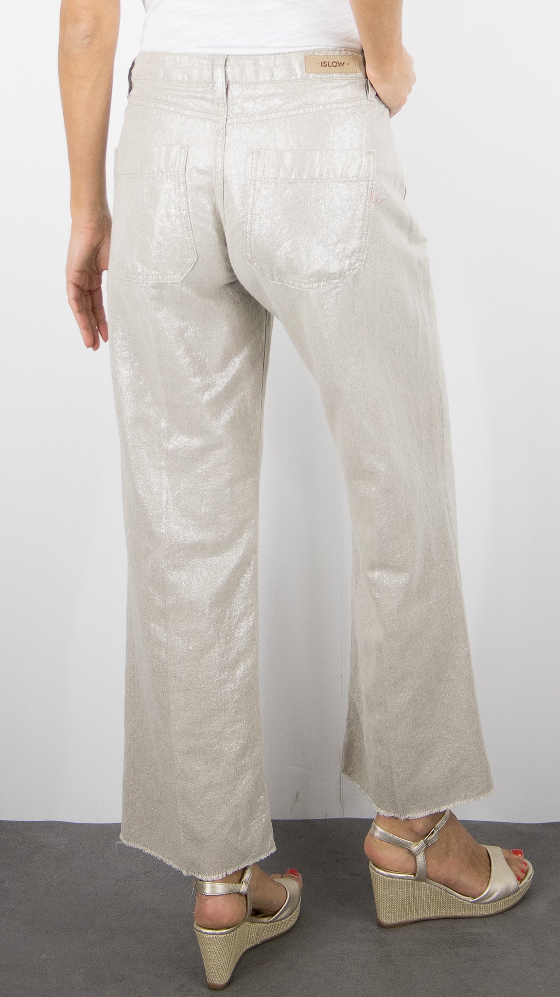 PANTALON 7/8 EN LUREX ISLOW HOPE LUXURY LINEN