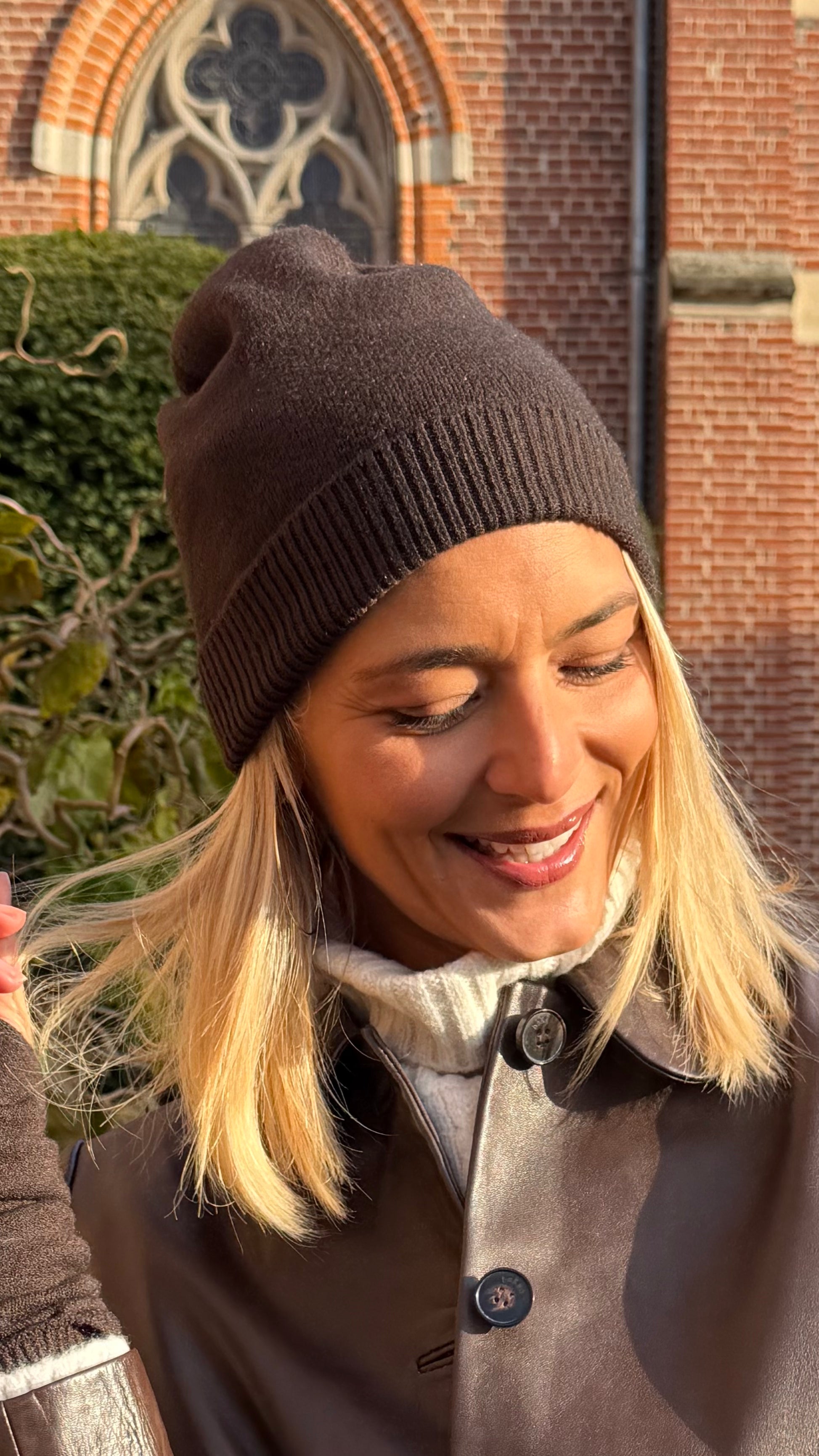 BONNET MARINE FEMME Y3107 MAX ET ENJOY#color_MARRON