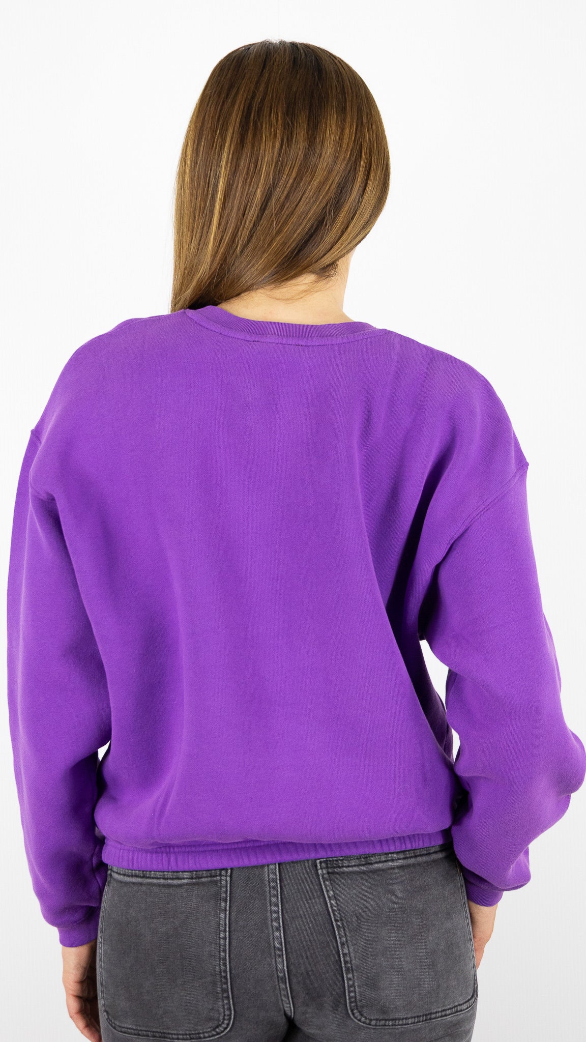 SWEAT EN COTON AMERICAN VINTAGE IZUBIRD#COLOR_COSMOS/VIOLET