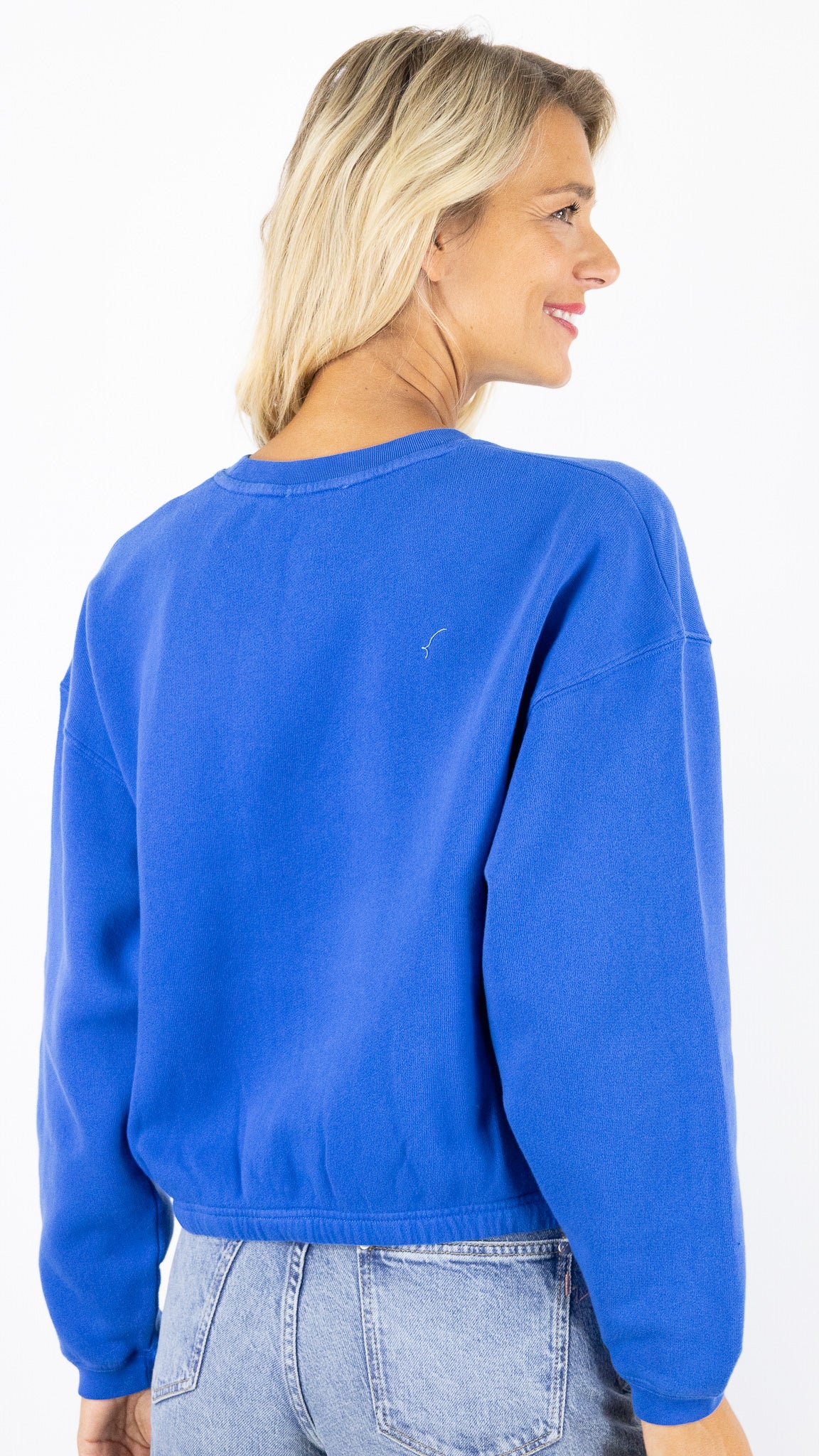 SWEAT EN COTON AMERICAN VINTAGE IZUBIRD#COLOR_REVE/OUTREMER