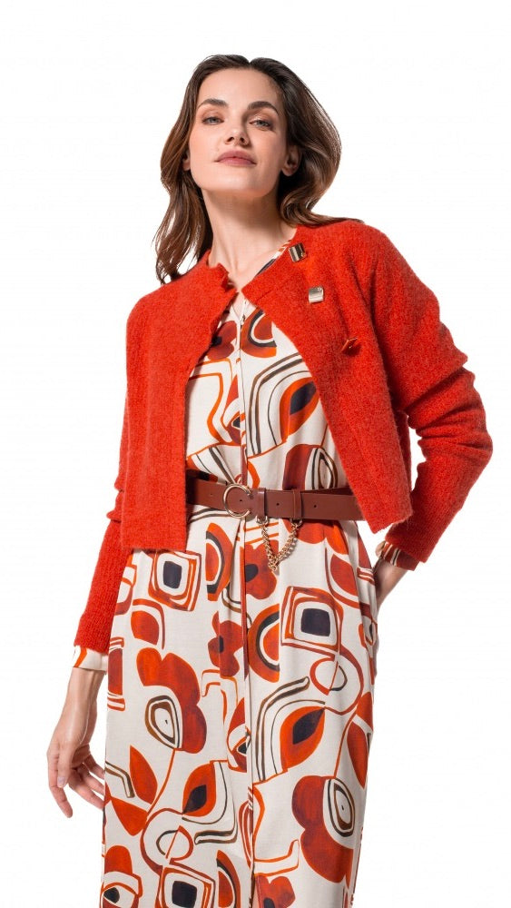 BOLERO EN MAILLE 4239 CAROLINE BISS CORAIL