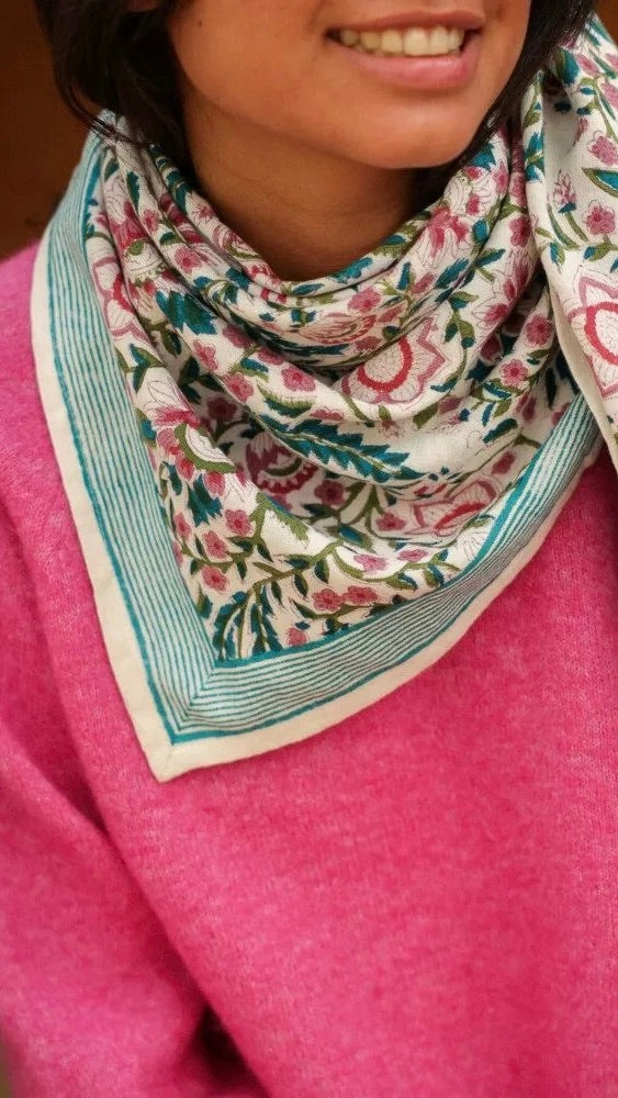 ETOLE IMPRIMEE EN COTON BËLLEMME ALVARO WHITE