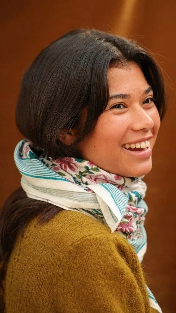 ETOLE IMPRIMEE EN COTON BËLLEMME ALVARO WHITE