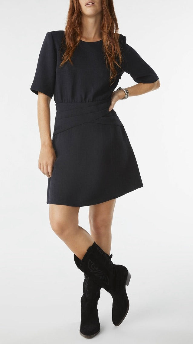 ROBE COURTE BASH OLEANE BLEU NUIT
