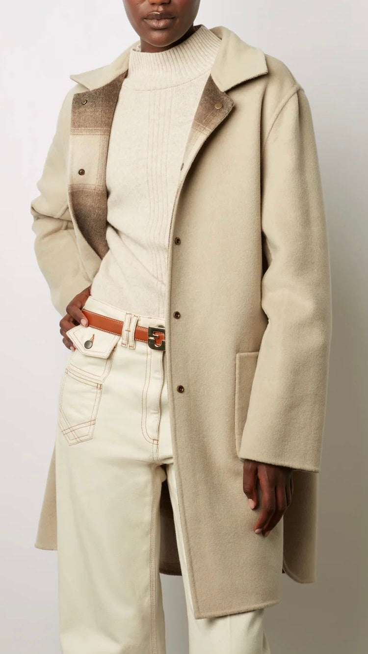 MANTEAU REVERSIBLE EN LAINE GERARD DAREL SABINE