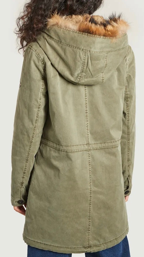 PARKA FOURRURE ASPEN 515 BLONDE N°8 KAKI