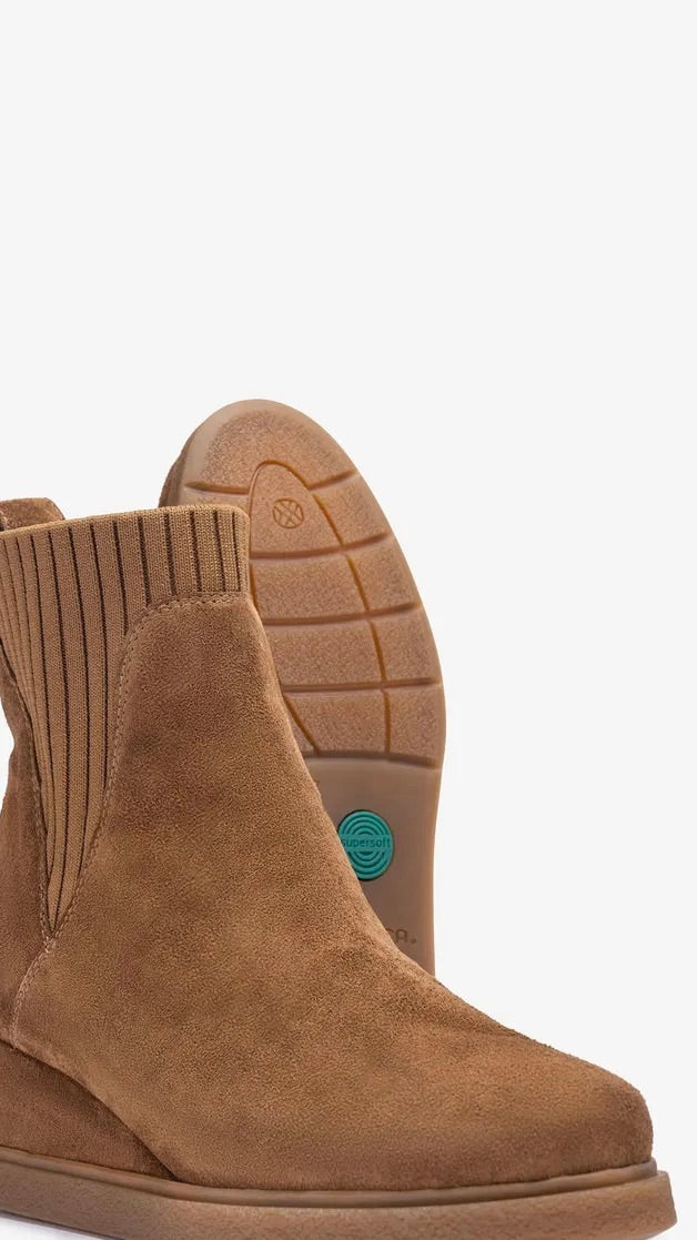 BOOTS COMPENSEES JUALO UNISA TANGER CAMEL