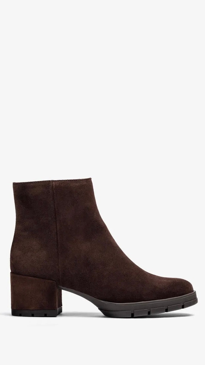 BOOTS A TALONS EN DAIM UNISA JAYDI_F25_BS#COLOR_BROWN
