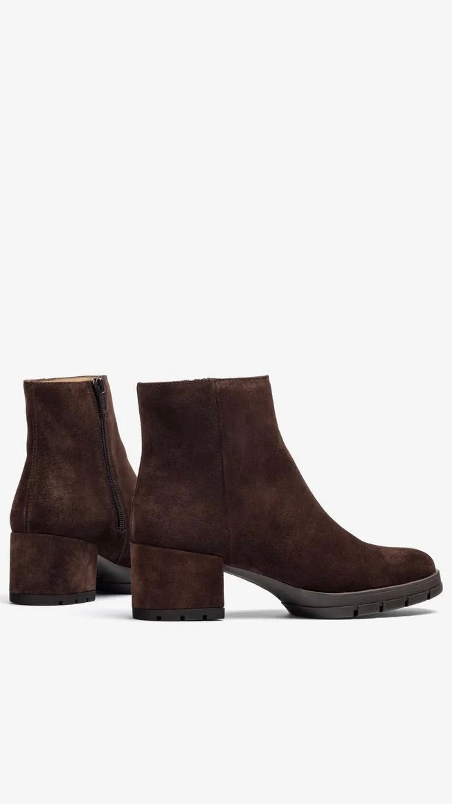 BOOTS A TALONS EN DAIM UNISA JAYDI_F25_BS#COLOR_BROWN