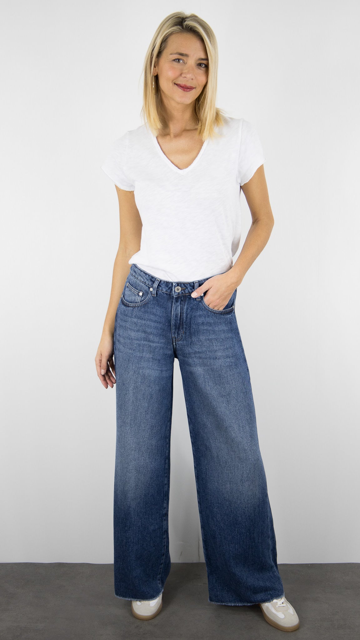 JEANS LARGE EN TENCEL FEMME DENIM STUDIO JUDE TENCEL DENIM