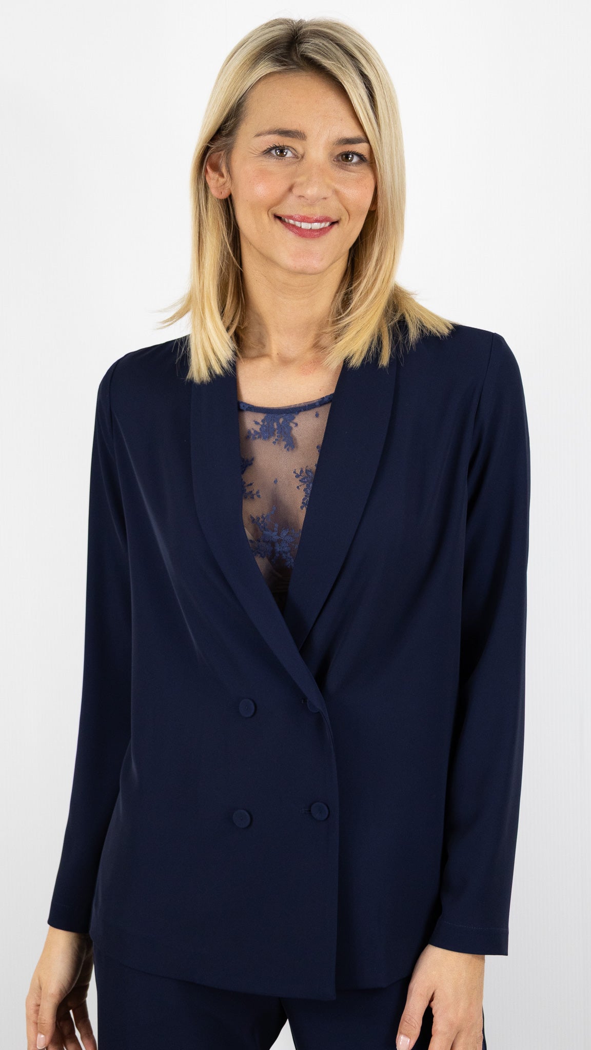 BLAZER CROISE IMPERIALE BLU SUCRO MARINE
