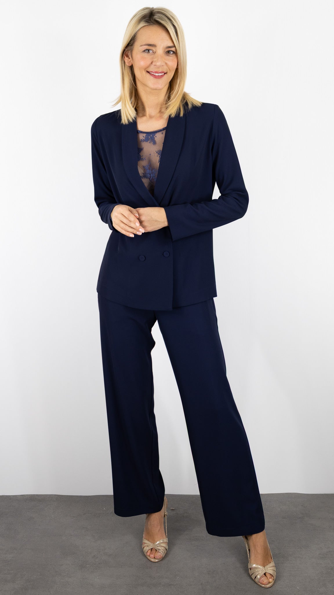 BLAZER CROISE IMPERIALE BLU SUCRO MARINE