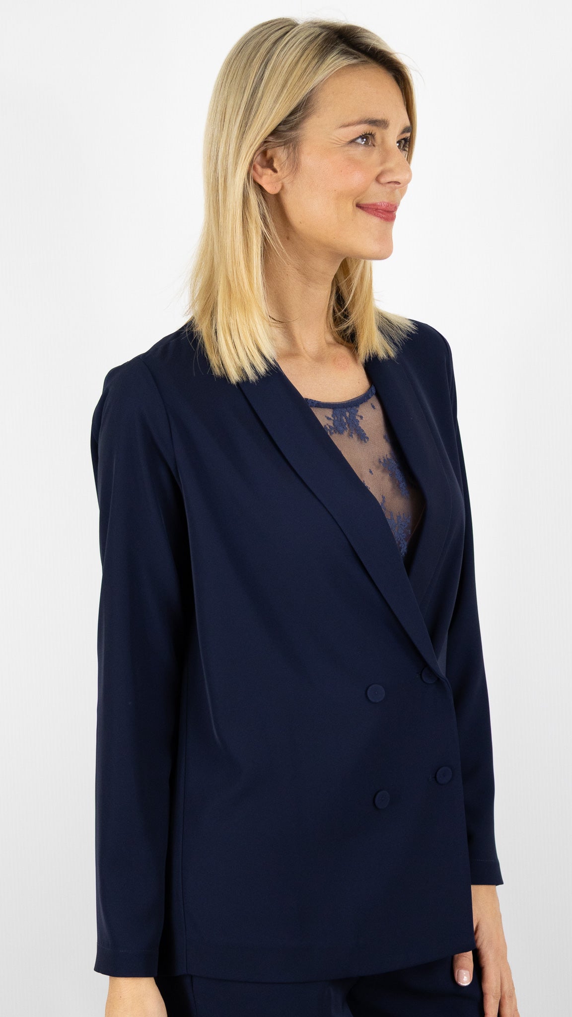 BLAZER CROISE IMPERIALE BLU SUCRO MARINE