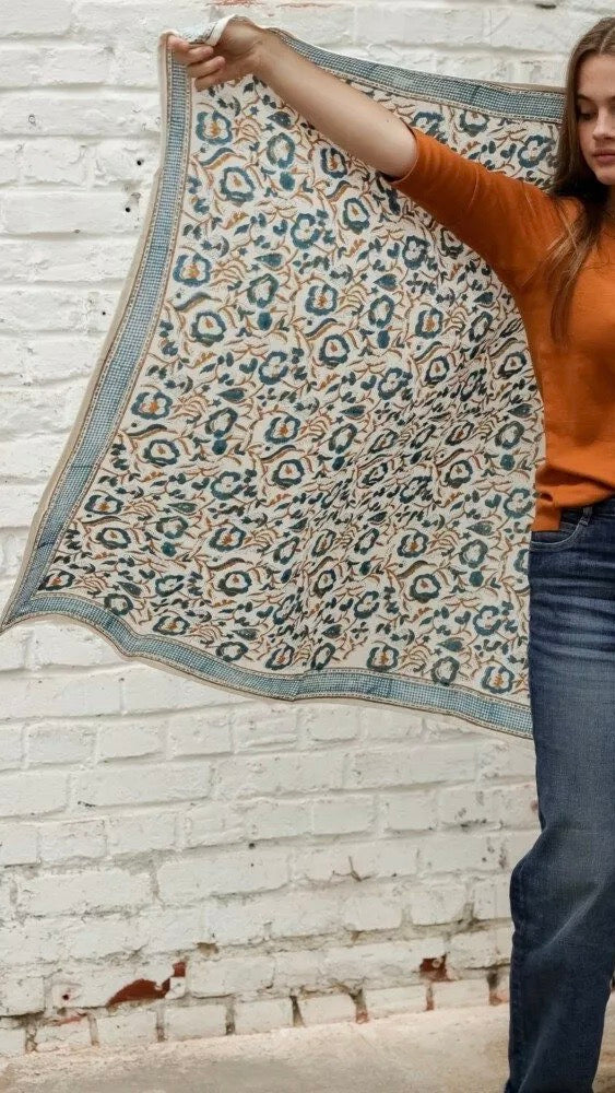 ETOLE IMPRIMEE EN COTON BËLLEMME JAYA ECRU