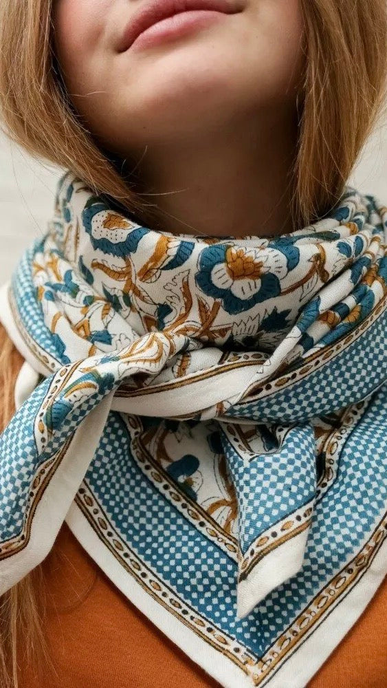 ETOLE IMPRIMEE EN COTON BËLLEMME JAYA ECRU