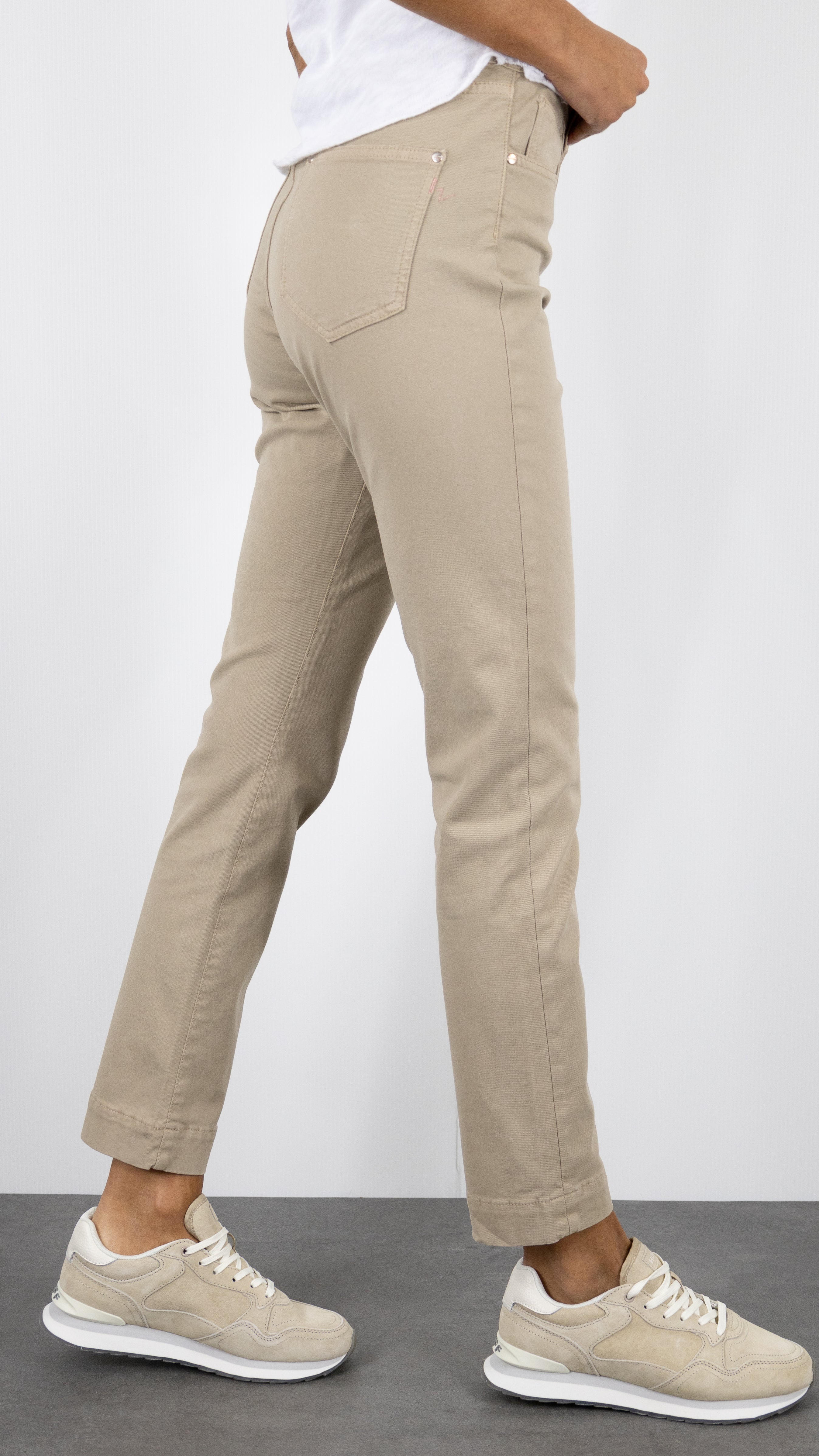 PANTALON DROIT TAILLE HAUTE ISLOW MARIN DRILL PES#COLOR_SAHARA/BEIGE