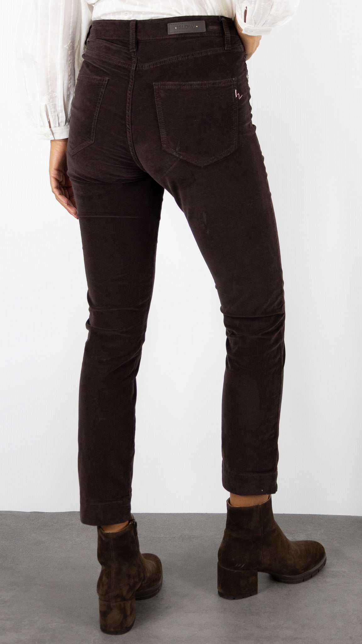 PANTALON VELOURS PALATINE MARIN PALATINE CORD ISLOW#COLOR_BRUN/CHOCO