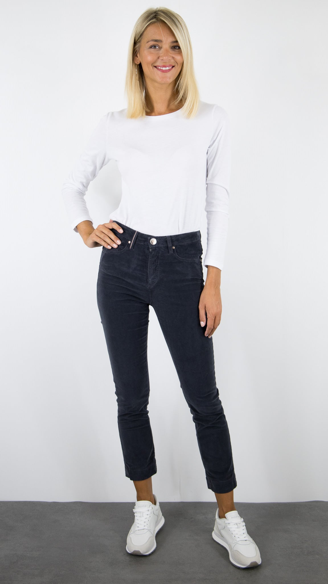 PANTALON VELOURS PALATINE MARIN PALATINE CORD ISLOW#COLOR_CENDRE/GRIS