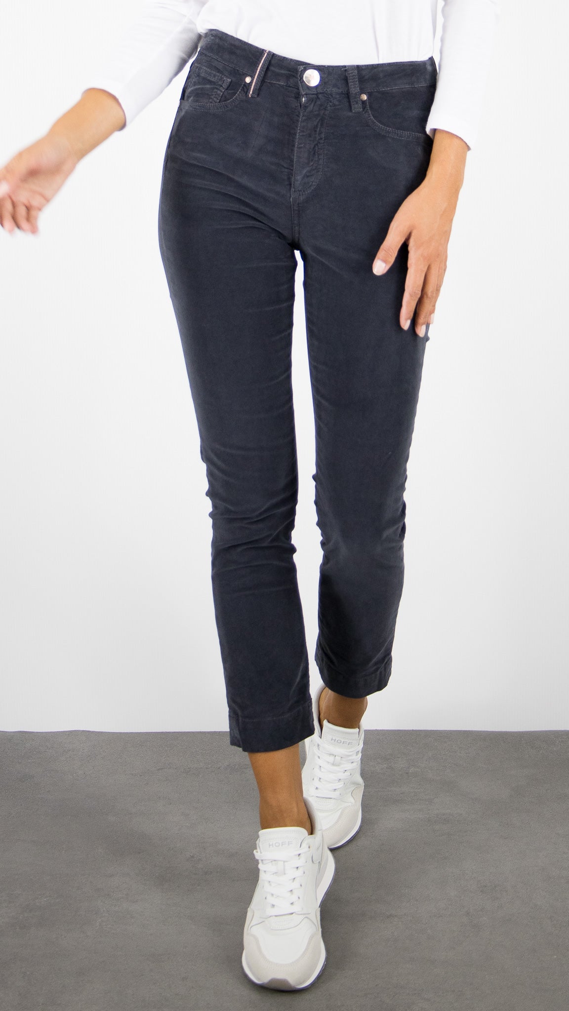 PANTALON VELOURS PALATINE MARIN PALATINE CORD ISLOW#COLOR_CENDRE/GRIS