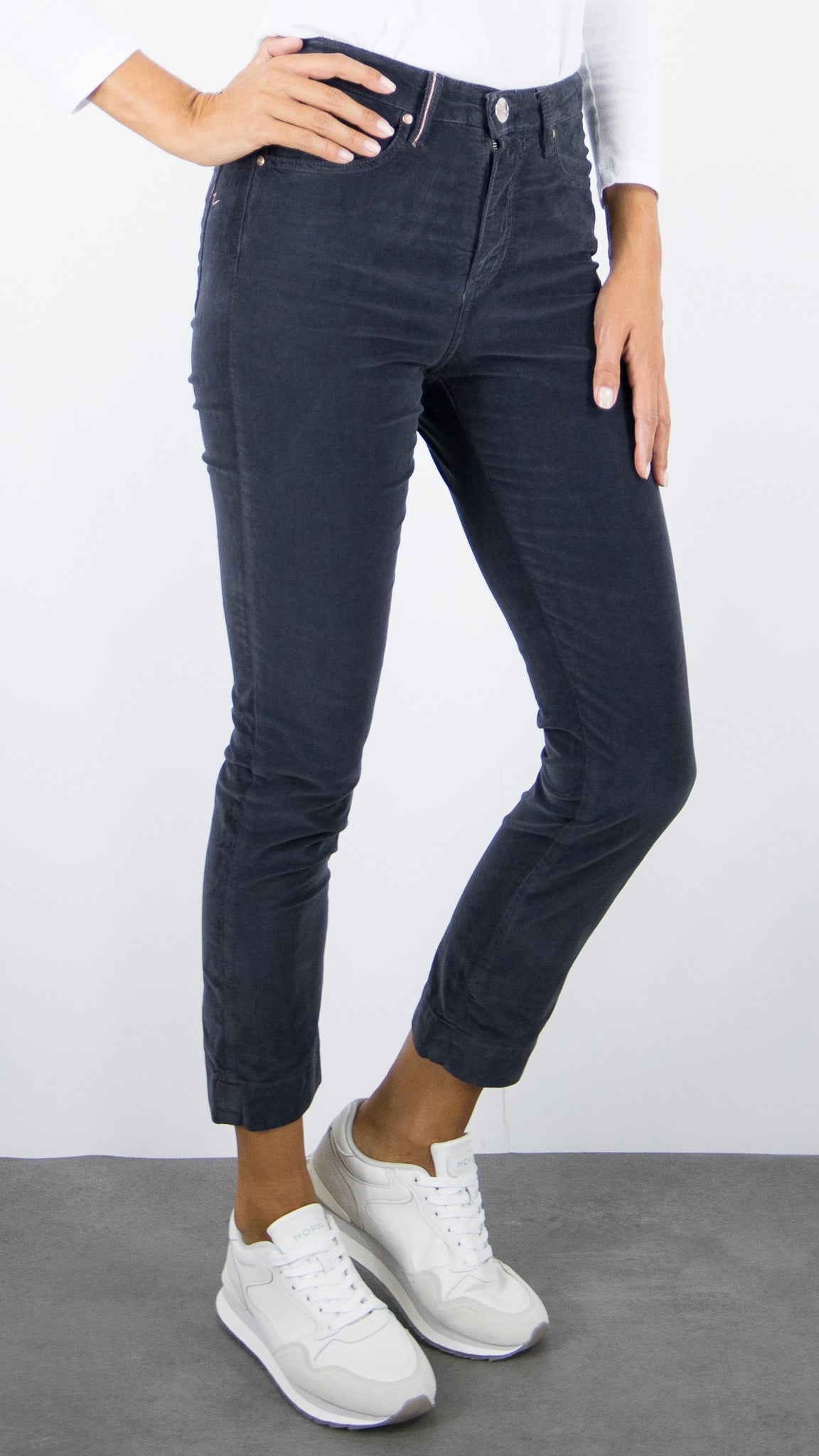 PANTALON VELOURS PALATINE MARIN PALATINE CORD ISLOW#COLOR_CENDRE/GRIS