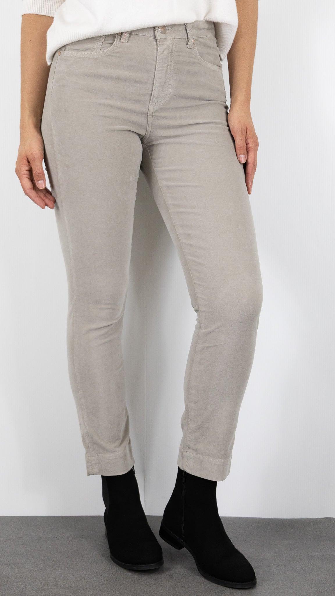 PANTALON VELOURS PALATINE MARIN PALATINE CORD ISLOW#COLOR_MASTIC/TAUPE