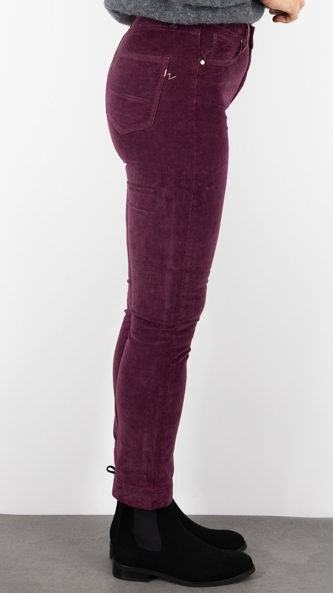 PANTALON VELOURS PALATINE MARIN PALATINE CORD ISLOW#COLOR_MEDOC/VIN