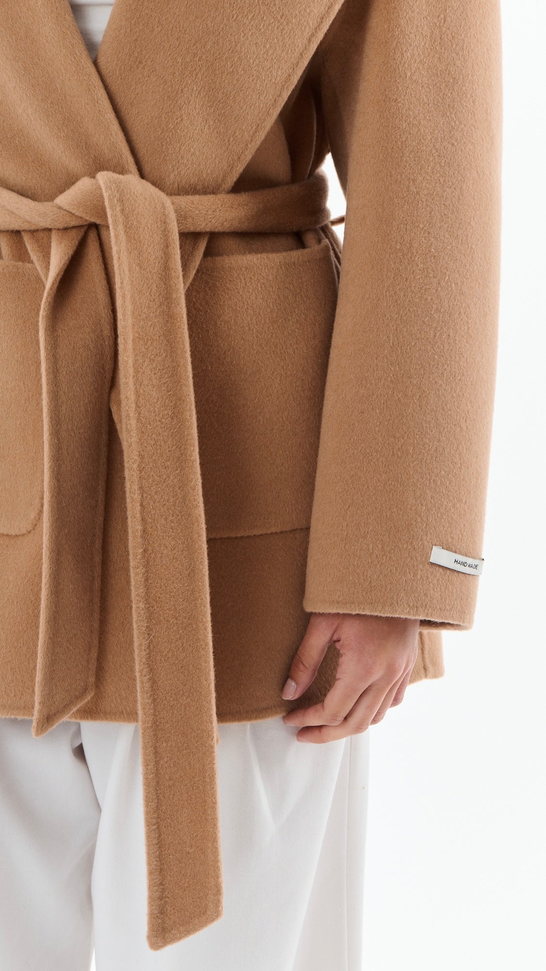 VESTE PARDESSUS EN LAINE GIOVANNI MENDY#COLOR_CAMEL