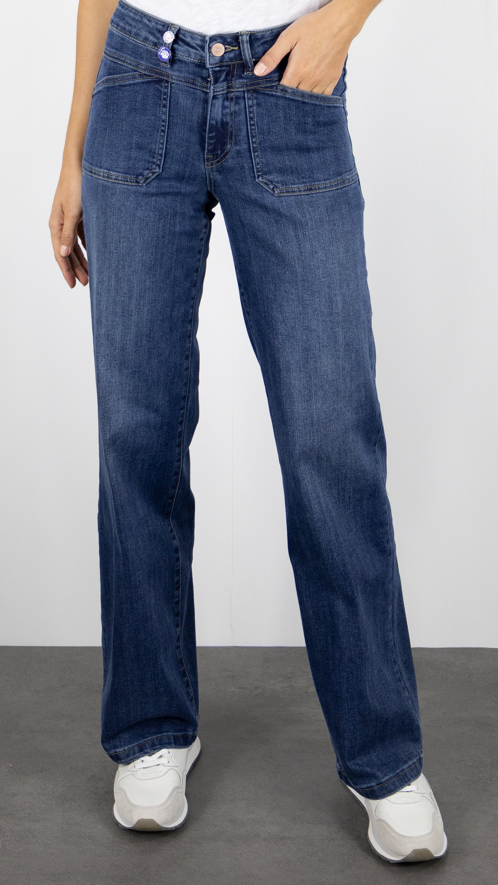 JEANS JANE BLUE MENILMONTANT ALABAMA BLUE OXFORD WASH
