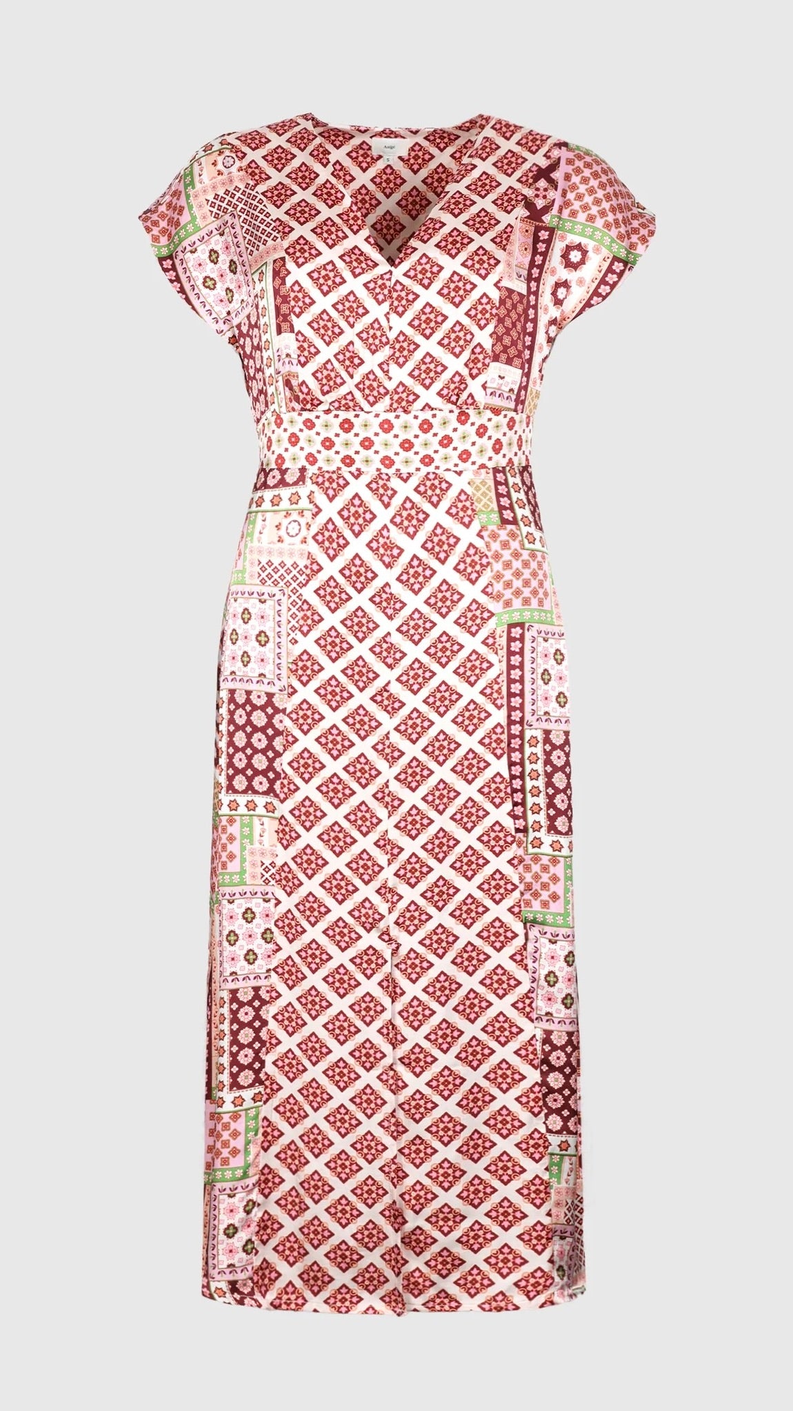 ROBE MIDI IMPRIMEE PATCHILA AN'GE MIRAGE