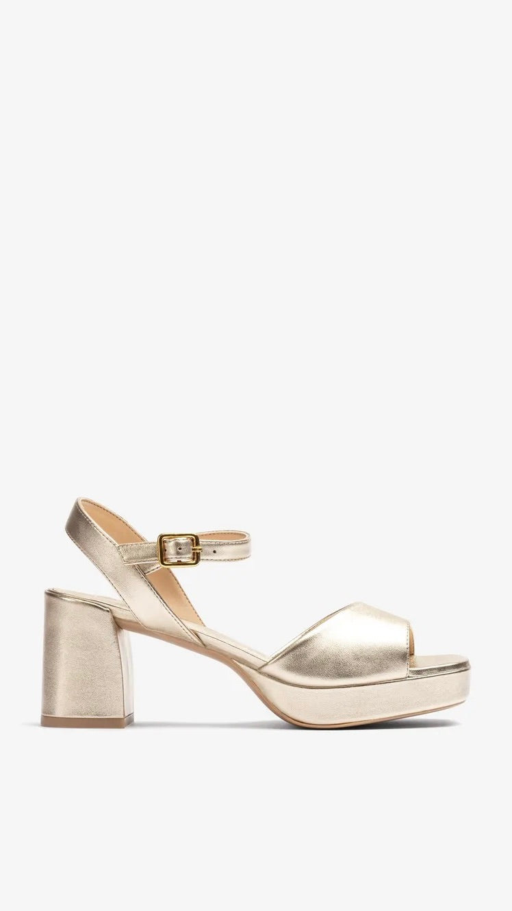 SANDALES A TALONS DOREES UNISA NEY 26 LMT